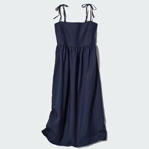Uniqlo | Dresses | Uniqlo Navy Linen Blend Camisole Dress Tie Straps | Poshmark Uniqlo | Dresses | Uniqlo Navy Linen Blend Camisole Dress Tie Straps | Poshmark